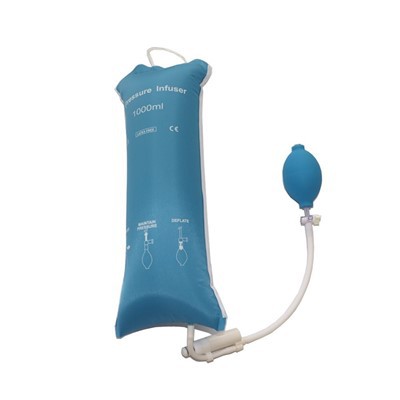 Tlačna infuzijska vrečka s prikazom tlaka