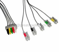 Združljiv Pro1000 Leadwire set, 5-Lead, Grabber, IEC, 100CM in 2PIN.