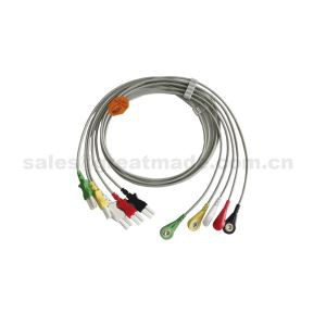 Uporabite s 700-0007-09 Tru-Link Leadwire Sets, 5-Lead, Snap, IEC, 24in & 2PIN