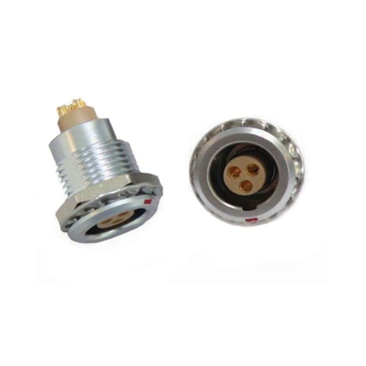 FGG EGG 1B Series 303 Straight Plug/fixed Socket Push-pull Metal Connector