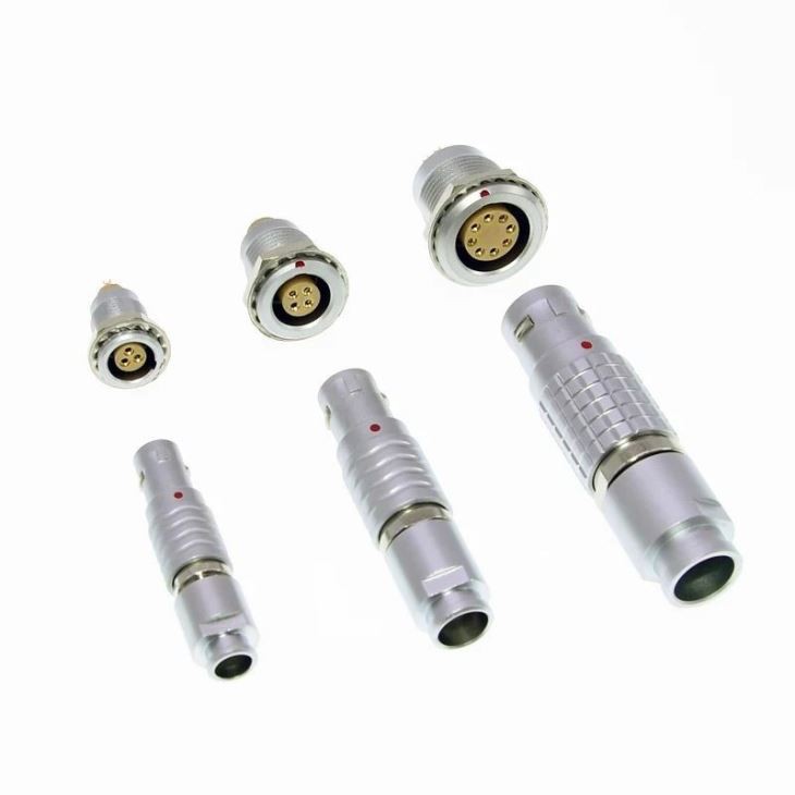 FGG EGG 1B 304 Push-pull Metal Straight Plug/fixed Socket Connector