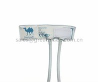 Neonat # 2 za enkratno uporabo, 4-8 cm roko, belo s svetlo modro, dvojno cevjo