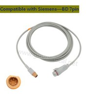 Siemens Združljiv-BD IBPInvasive Pretvornik krvnega tlaka Adapter kabel ,Siemens 7pin- BD-7pin Jack.